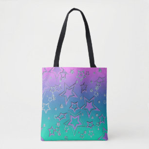 Tote Bag Dégradé de Noël parties scintillant brillant confe