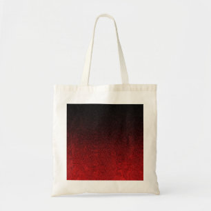 Tote Bag Dégradé de Parties scintillant rouge et noire