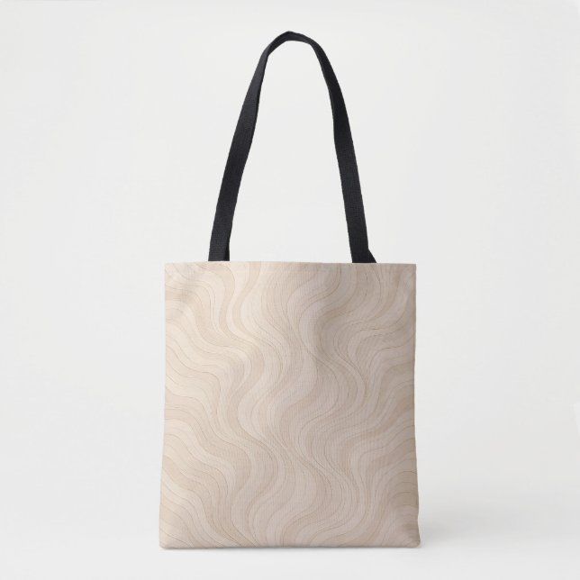 Tote Bag Dégradé d'énergie Aura  Motif Moderne  (Devant)