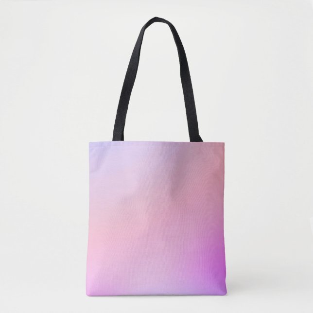 Tote Bag Dégradé pastel de barbe à papa de rêve (Devant)
