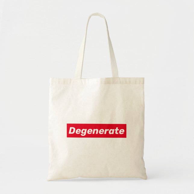Tote Bag Degré (mais à la mode) (Devant)