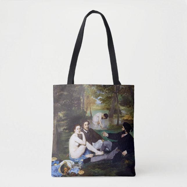 Tote Bag Déjeuner sur l'herbe, Manet (Devant)