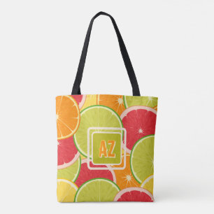 Tote Bag Délicieux Citron Sucré Couleurs Joyeuses