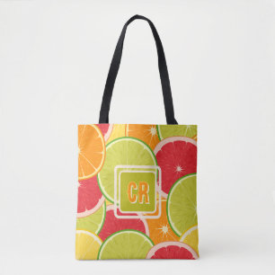 Tote Bag Délicieux Citrus doux Joyeux coloré