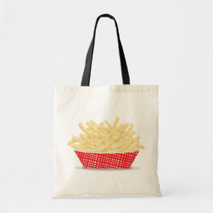 Tote Bag Délicieux frites français Retro Restauration rapid