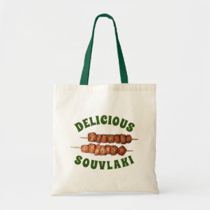 Tote Bag Délicieux Souvlaki Viande Porc brochette Cuisine g