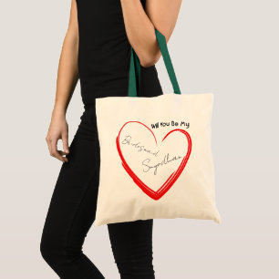 Tote Bag Demande de Demoiselle d'Honneur Budget de l'Enterr