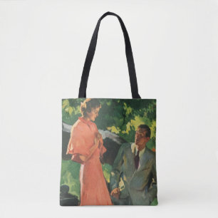 Tote Bag Demande en mariage vintage ; veux-tu m'épouser ?