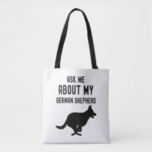 Tote Bag Demandez-Moi Mon Berger Allemand