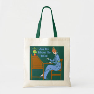 Tote Bag Demandez-Moi Mon Livre Art Déco Lady Auteur