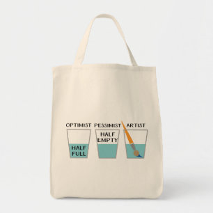 Tote Bag Demi-artiste plein verre