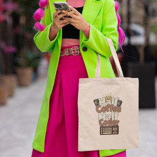 Tote Bag Demi-Café, Demi-Codeur
