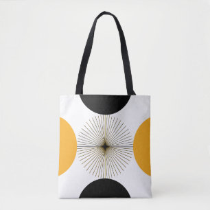 Tote Bag Demi-cercle moderne du milieu du siècle
