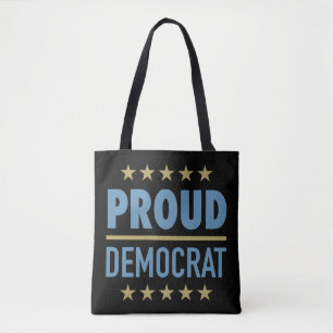 Tote Bag Démocrate fier