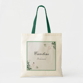 Tote Bag Demoiselle d'honneur d'impression botanique japona