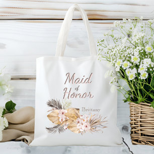 Tote Bag Demoiselle d'honneur exotique à l'aquarelle d'orch