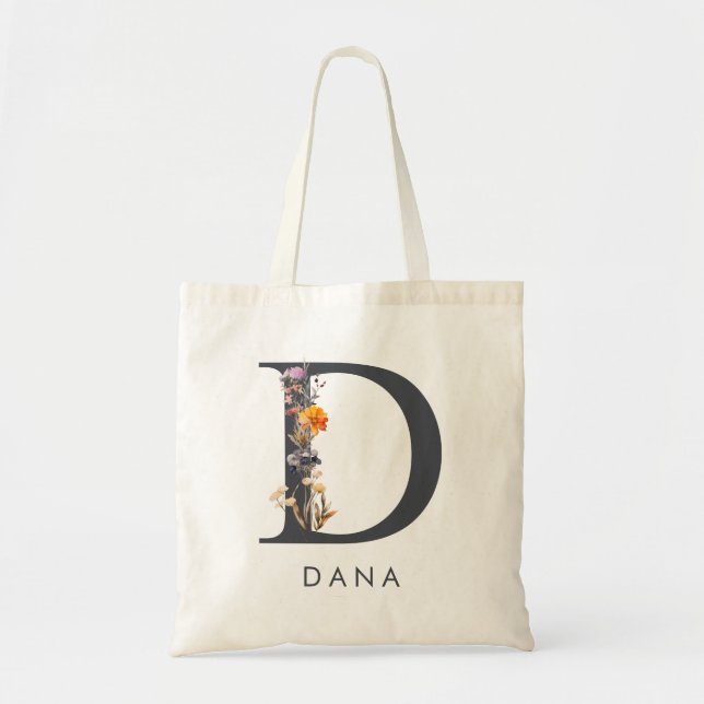 Tote Bag Demoiselle d'honneur Fleur de Boho D (Devant)