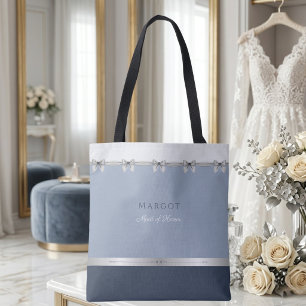 Tote Bag Demoiselle d'honneur moderne   Luxueux mariage ble