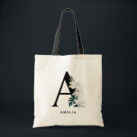 Tote Bag Demoiselle d'honneur Monogramme Lettre A Orchidées<br><div class="desc">Ajoutez une touche bohème et tropicale à votre espace avec ce sac fourre-tout à monogramme tropical. Il présente des fleurs blanches aquarelles,  du corail blanc et des feuilles tropicales. Ce sac fourre-tout à monogramme lettre A sera parfait en tant que cadeau.</div>
