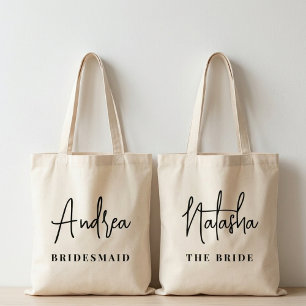 Tote Bag Demoiselle d'honneur   Réception de mariage person