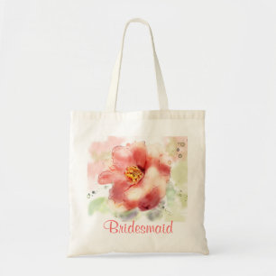 Tote Bag Demoiselle d'honneur rose sauvage vintage
