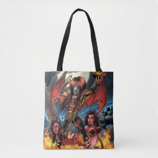 Tote Bag Demon Boy Art Extraordinaire