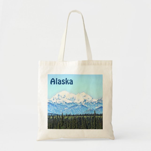 Tote Bag Denali (Mt. McKinley) (Devant)