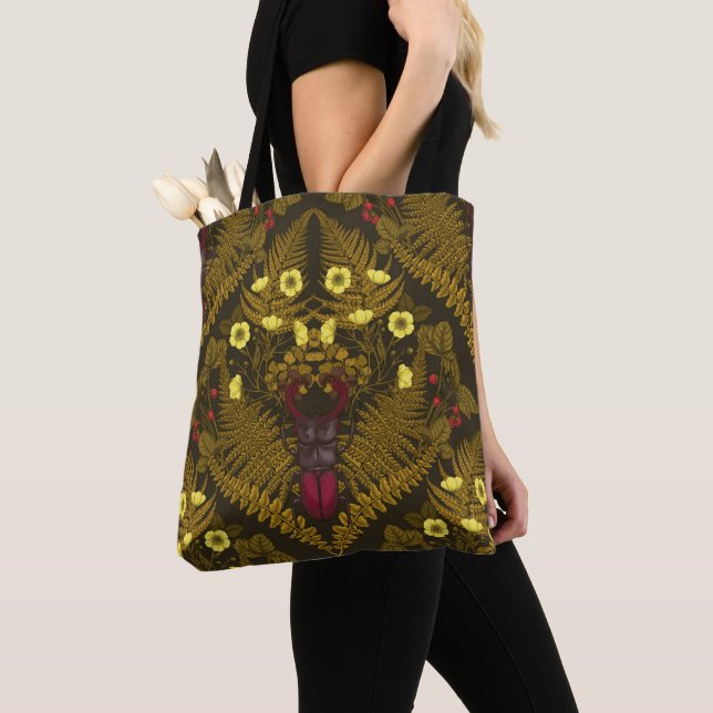 Tote Bag Dendroctones et fougères (De près)