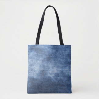 Tote Bag Denim Texture : Arrière - plan de tissu usé