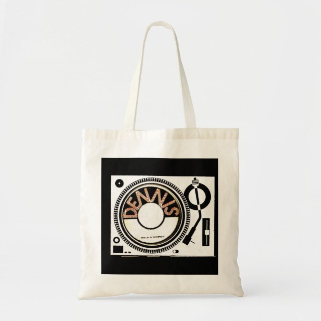 TOTE BAG DENNIS PLATINE TOURNANTE (Devant)