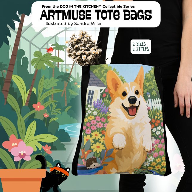 Tote Bag DENNY le Corgi (Créateur téléchargé)