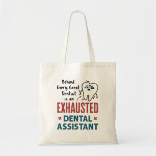Tote Bag Dental Assistant Dental amusant Devis épuisé