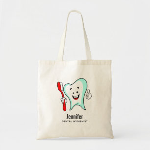 Tote Bag Dental Care Happy Tooth