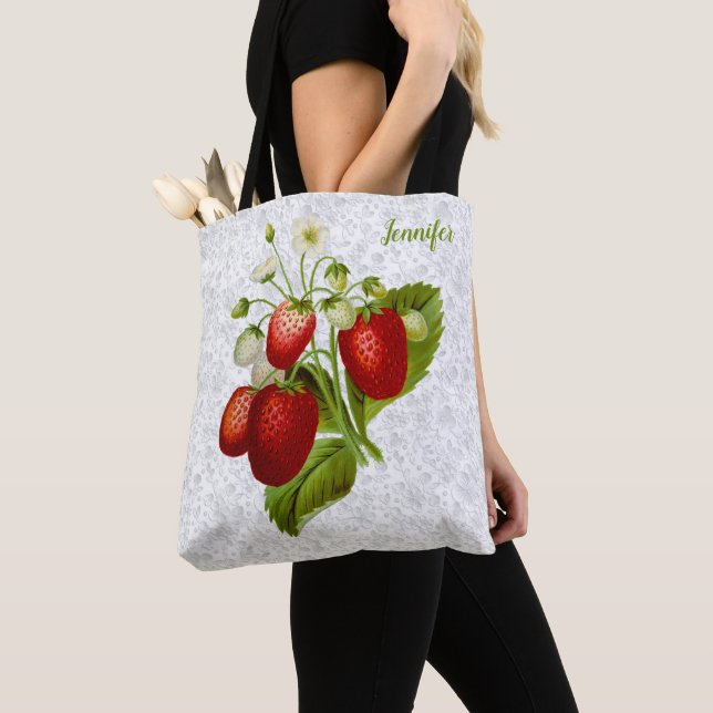 Tote Bag Dentelle de fraise (De près)