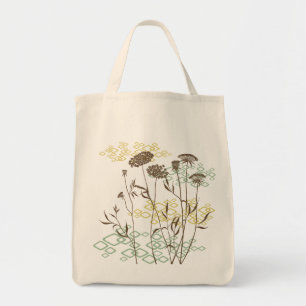 Tote Bag Dentelle de la Reine Anne en épicerie blanche