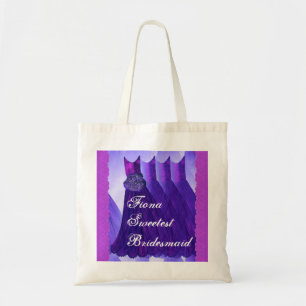 Tote Bag Dentelle et robes nommées faites sur commande V12