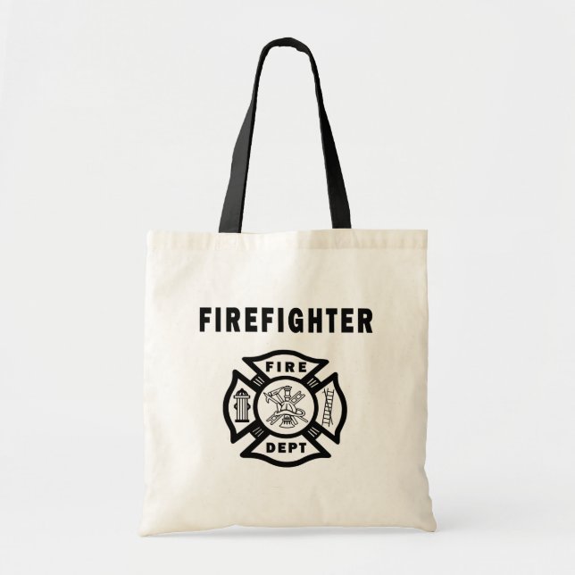 Tote Bag Département du feu de sapeur-pompier (Devant)