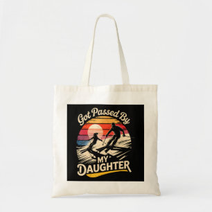 Tote Bag Dépassé par ma fille drôle de ski amateur de ski