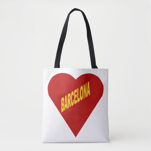 Tote bag d'épaule  BARCELONA (Devant)