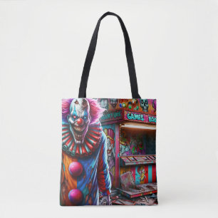 Tote Bag Déplaisant Clown Carnaval Zombie Halloween