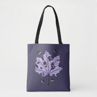 Tote Bag Déplaisants yeux de feuilles pourpres - Nature got