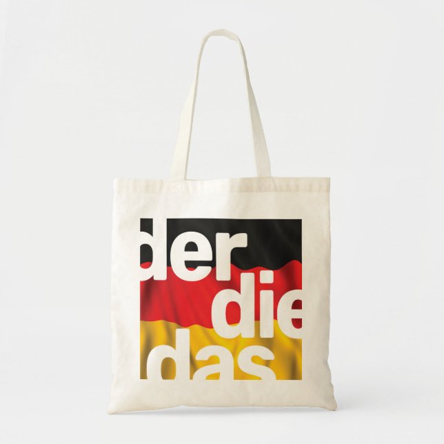 Tote Bag Der Die Das (Devant)