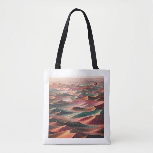 Tote Bag Dérives de tons terreux sur le désert  (Devant)