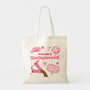 Tote Bag Dernier cadeau de fête de bachelorette Disco Rodeo