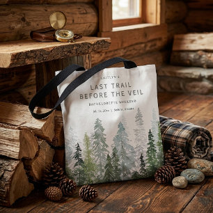 Tote Bag Dernier Camping de la Forêt de Pins pour Enterreme