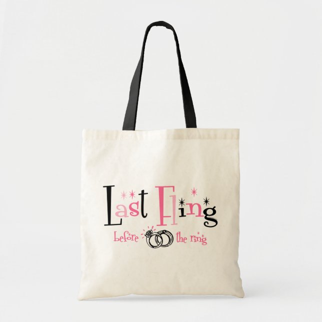 Tote Bag Dernier Fling avant l'anneau (Devant)
