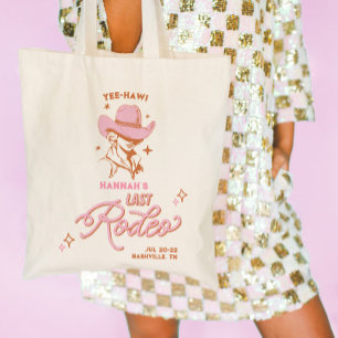 Tote Bag Dernier Rodéo Rétro Cowgirl Enterrement de Vie de
