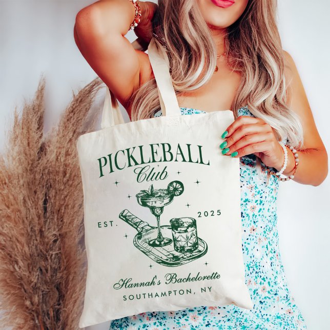 Tote Bag Dernier Swing Avant Le Week-end de Pickleball Bach (Créateur téléchargé)