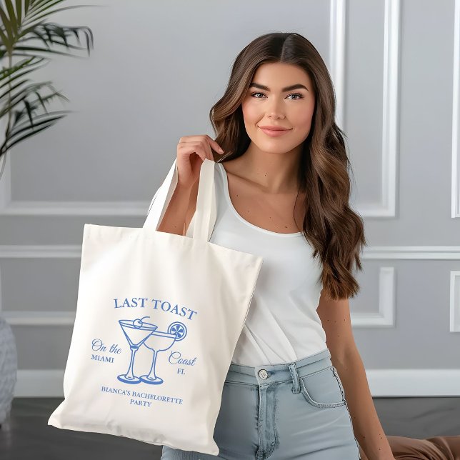 Tote Bag Dernier toast sur la côte Bachelorette Week-end de (Créateur téléchargé)