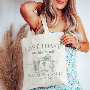 Tote Bag Dernier Toast Sur La Côte Beach Bachelorette Party